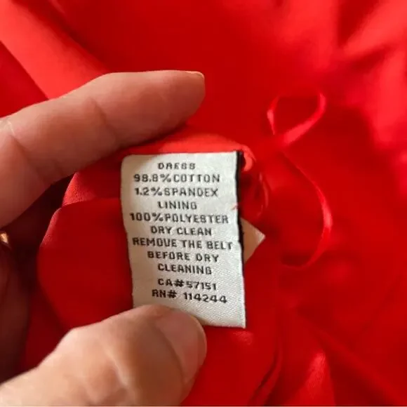 Reto Eliza JRed Coral/White Paint Brush Polka Dot Sleeveless A-Line Dress 14